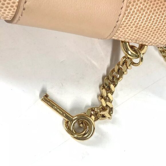 Chloe logo Abbey Rock Small 2WAY Hand Bag Crossbody Pochette Shoulder Bag - Picture 10 of 13